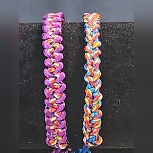 Vibrant Multicolor Kids Braided Friendship Bracelets
